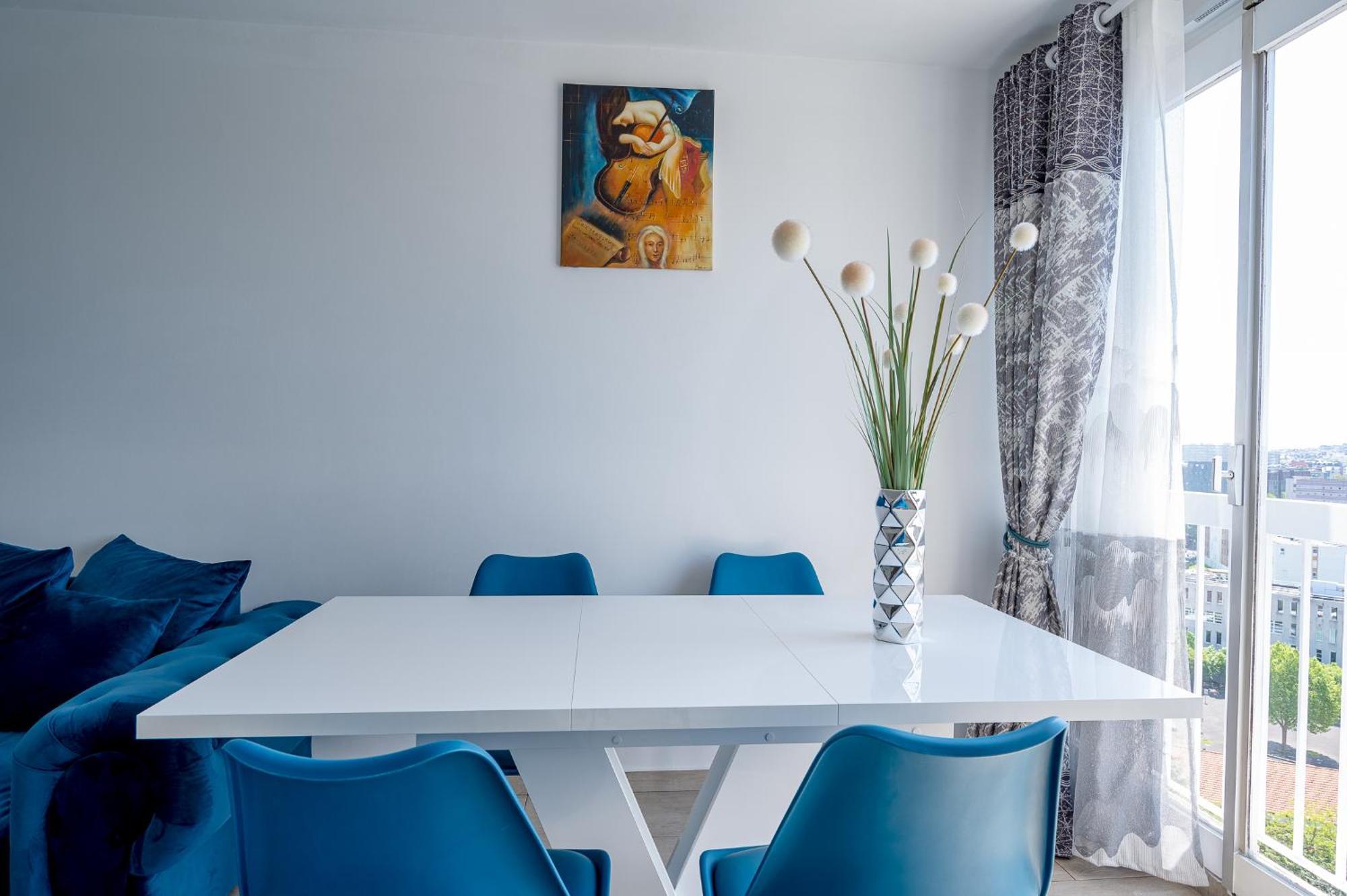 Appartement Perle Parisienne, Vue Captivante *